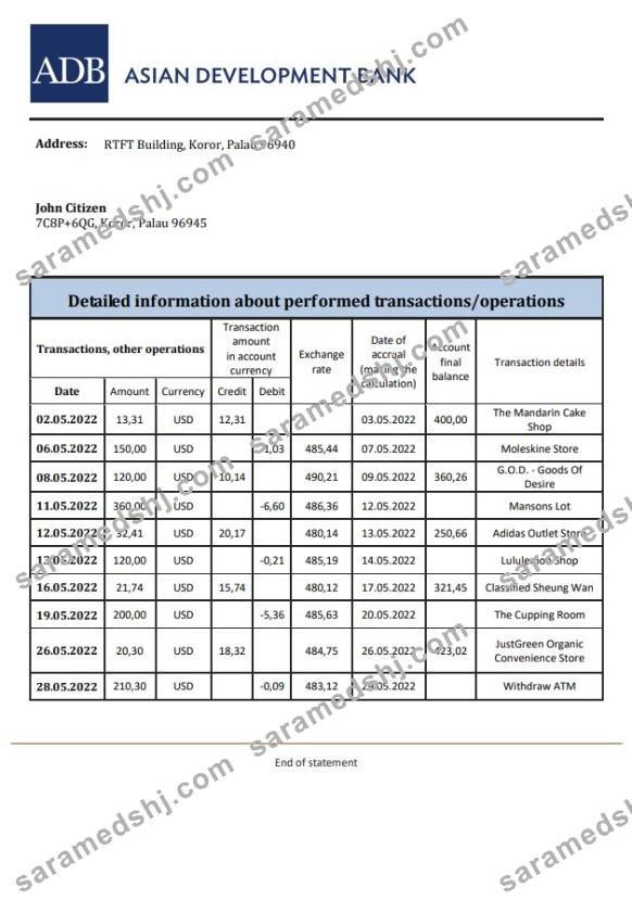Palau ADB bank statement xls